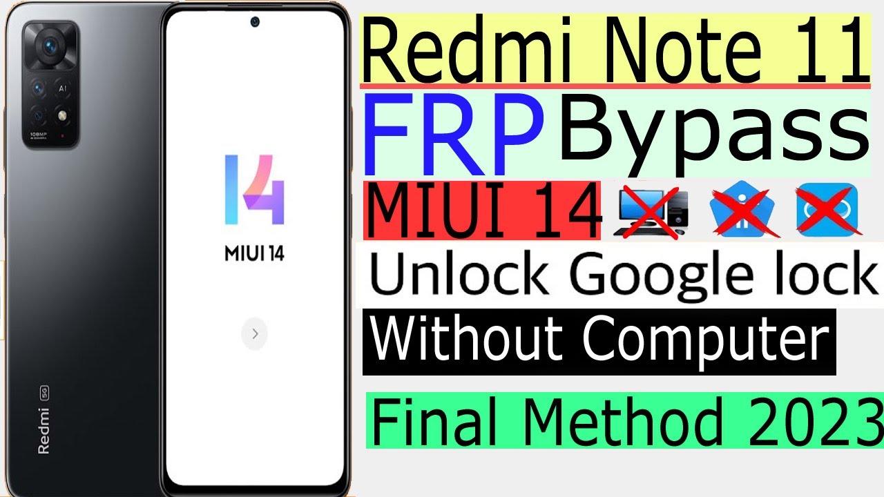 redmi note 11 FRP bypass All MIUI 13 14 frp Bypass redmi note 11 FRP bypass All MIUI 13 14 frp Bypass