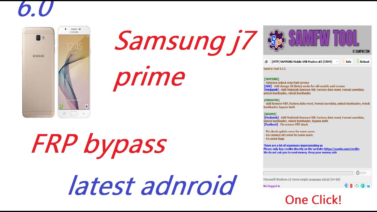 SAMSUNG J7 Prime remove google account Easy Fix | One SAMSUNG J7 Prime remove google account Easy Fix | One