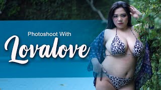 Photoshoot with LOVALOVE | model cantik ini bikin semua bergetar getar wadidawww
