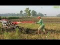 Yanmar 2 Wheel Hand Plow Tractor Beginning Work