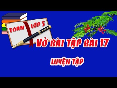 vở bài tập toán lớp 5 tập 1 bài 17 luyện tập