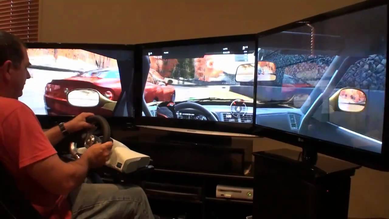 Forza 3 Triple Screen with 3x42 inch TVs YouTube