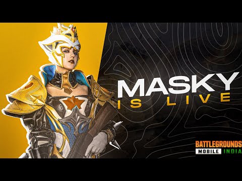 MASKY IZ LIVE | BGMI GRIND DAY 4 | PLATINUM NHK??? | BGMI | ★ 𝕃𝕀𝕍𝔼 ★ | ᴹᵃˢᵏʸᴮᵒᵗ