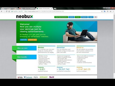 Neobux ถอด PayPal ออก ฝาก/ถอนเงินผ่านทาง Neteller แทน