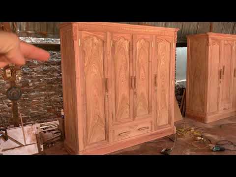 Tủ áo gỗ hương 3 buồng 4 cánh và 3 buồng 3 cánh 0944490000 0983735596