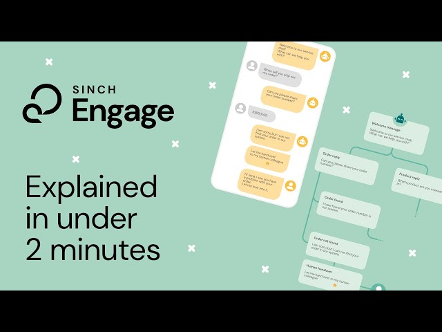Watch Sinch Engage explained in under 2 minutes on YouTube.