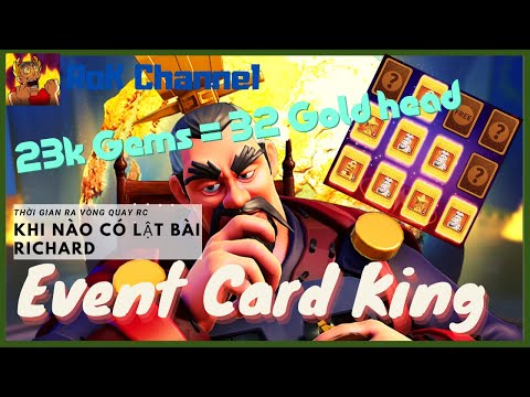 Event Lật bài rút ngắn thời gian max tướng cam nhanh hơn trong Rise of Kingdoms