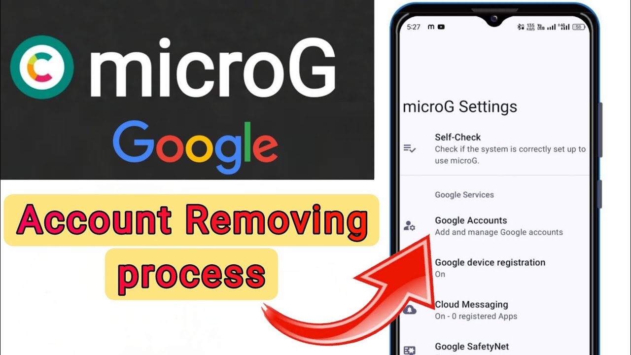 Remove Google Accounts in MicroG | How to Remove Google Remove Google Accounts in MicroG | How to Remove Google
