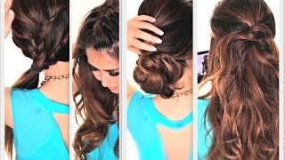 6 EASY LAZY SUMMER HAIRSTYLES | CUTE EVERYDAY HAIRSTYLE