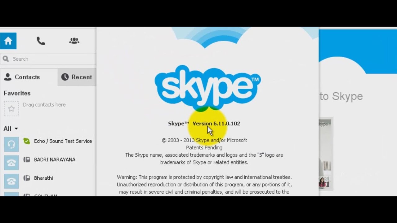 skype latest version number