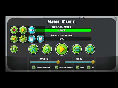 Mini Cube | Cube Challenge by Me | Geometry Dash