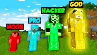 Minecraft NOOB vs. PRO vs. HACKER vs GOD: ARMOR CHALLENGE in Minecraft! (Animation)
