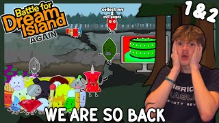 Time To Battle Again Bfdia Reaction S2 Ep 1 & 2 Yeah, Who? I Wanna Know & Get Digging