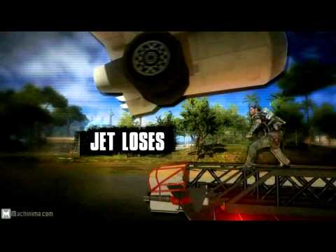 Just Cause 2 Anatomy Of A Stunt Fire Truck Vs Jet Trailer