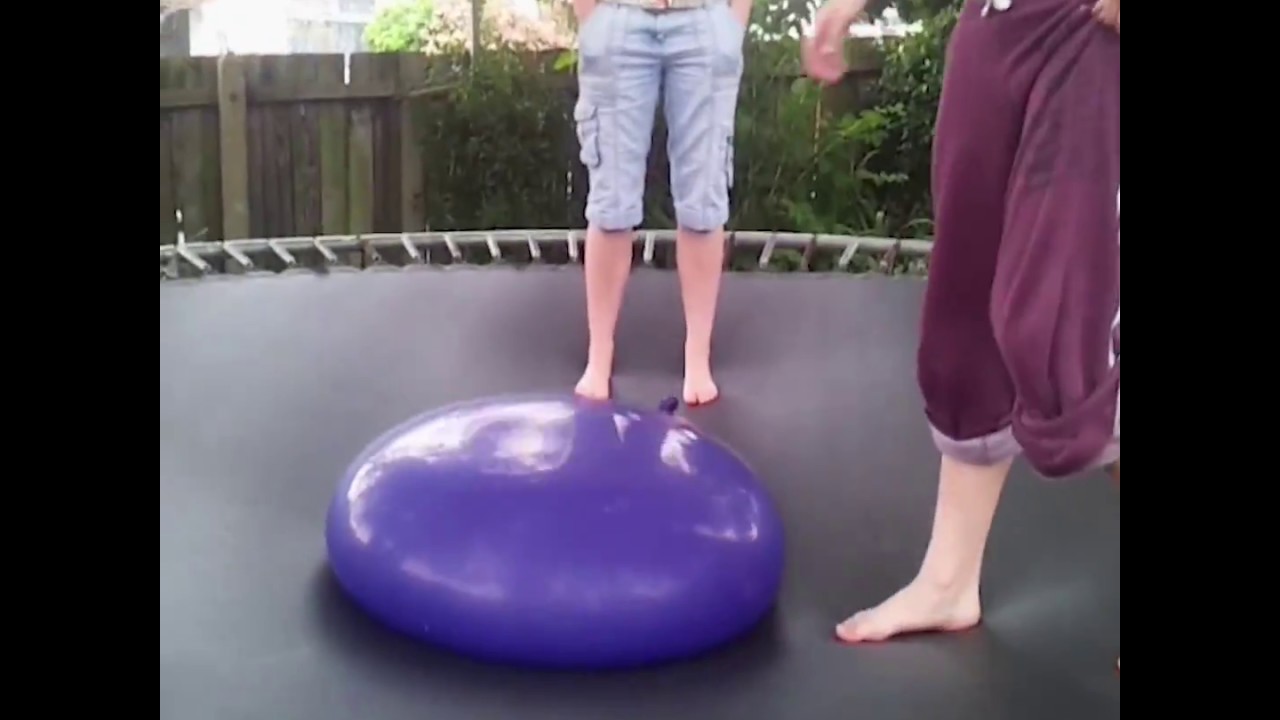 Bouncing trampoline photos