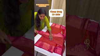 Easy way to box folding #makeuptutorial #sareetutorial #saree #sareedrapist #sar