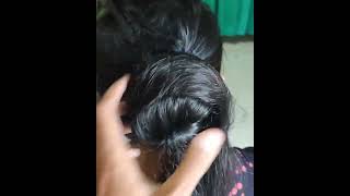 Membuka Gelungan Rambut Super Panjang