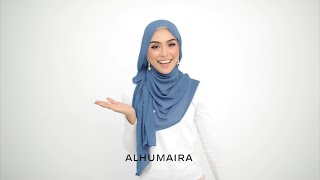 Dinner Glam Style Shawl Tutorial | Malaysia Hijab Tutorial | Alhumaira Contempor