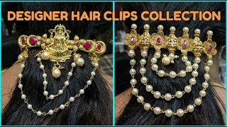 Latest One Gram D Hair Clip Designs Designer Hair Clips Collection