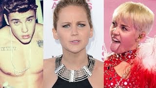 9 Overexposed Celebrities of 2014 - Justin Bieber, Miley Cyrus, Jennifer Lawrence