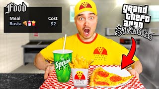 I RECREATED THE GTA PIZZA MENU IN REAL LIFE! 💀