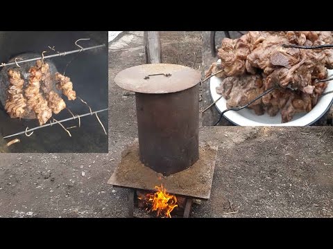 Как сделать коптильню горячего копчения из подручных средств Как сделать коптильню горячего копчения из подручных средств