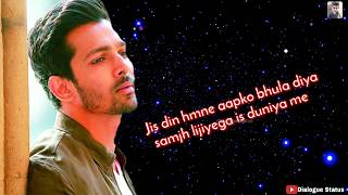 Shahid Kapoor best emotional Shyari Status 😥 Emotional Dialogue Status 😢 Hindi song status