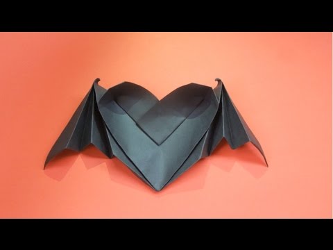 Оригами летучая мышь надувная Оригами летучая мышь надувная