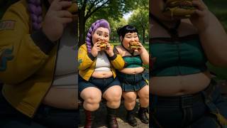 Fat Rumi And Zoey- Kpop Demon Hunters