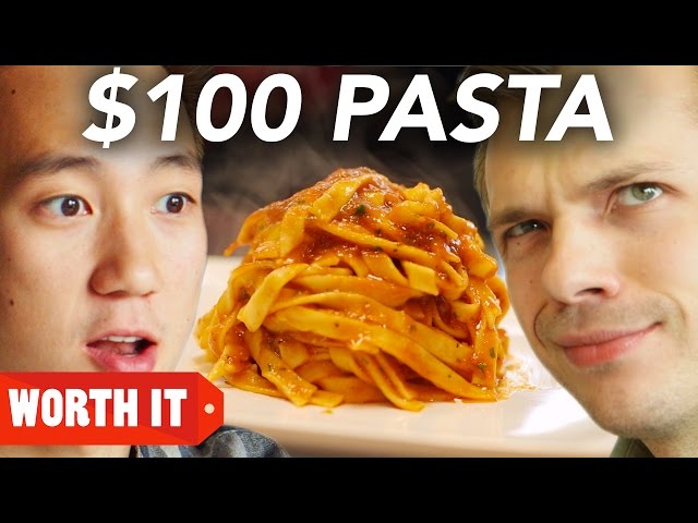$8 Pasta Vs. $100 Pasta -