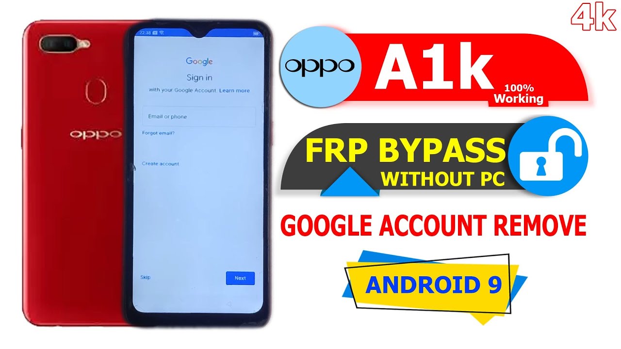 Oppo A1k Frp Bypass New Security 2023 | Google Account Oppo A1k Frp Bypass New Security 2023 | Google Account