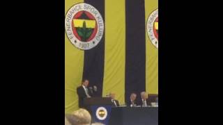 Hulusi Belgü 2016 Fenerbahçe mali kongresinde önemli açıklamalar yapıyor