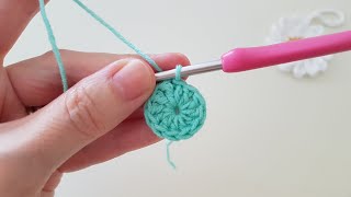 Yeni Başlayanlar Için Tığ Işi Sihirli Halka Nasıl Yapılır ? How To Crochet A Magic Circle