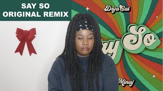 Doja Cat ft. Nicki Minaj - Original Say So Remix |REACTION|