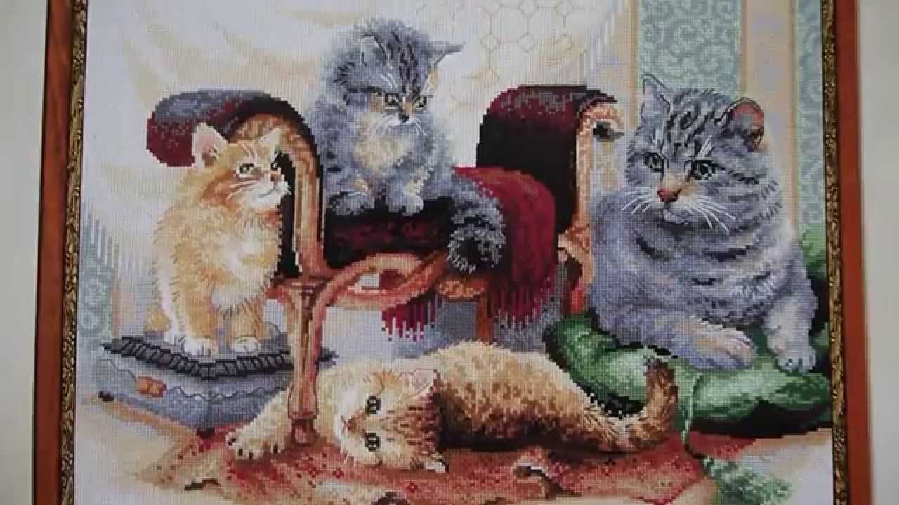 Картины для вышивки кошки Картины для вышивки кошки