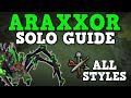 Araxxor Solo Guide for Beginners 2021/22 (ALL STYLES) - Learn Araxxor Easily! - Runescape 3