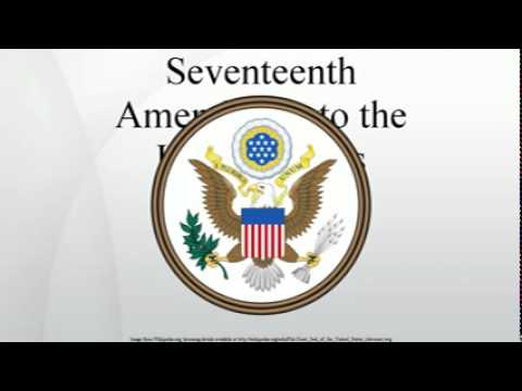 seventeenth amendment to the united states A hypertext version of the united states constitution us constitution the (the preceding words in parentheses were superseded by the 17th amendment. seventeenth amendment to the united states A hypertext version of the united states constitution us constitution the (the preceding words in parentheses were superseded by the 17th amendment.