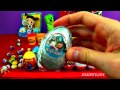 21 Surprise Eggs Disney Cars Peppa Pig Play Doh LEGO Marvel Super Heroes Spiderman Kinder FluffyJet