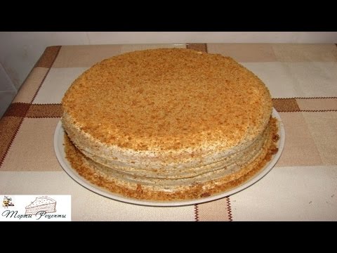 Как приготовить сметанковый торт в домашних условиях