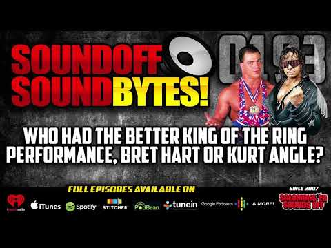 Better KOTR Performance - Bret Hart ('93) Or Kurt Angle ('01)?
