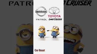 Nissan Patrol VS Toyota Land Cruiser v8 minions style#trending #tiktok #status #