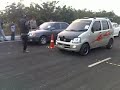 accent vs modded wagonr @redline2