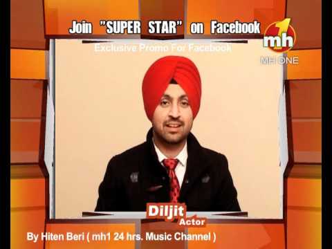 pepsi SUPER STAR Diljit Doshanj comming soon on channel mh one in acting 