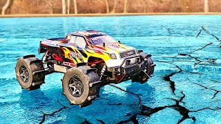 RC CAR DRIFTING ON ICE!! RC CAR DRIFTING ON ICE!!