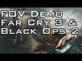 FOV - Field of View Comparison Using Call of Duty Black Ops 2 and Far Cry 3 PC 65 75 90 110