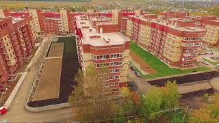 Видео ЖК "Вишневый", ул. Лядовская - аэросъемка сентябрь 2017 г. от Строительная группа Развитие, Лядовская улица, Пермь, Россия