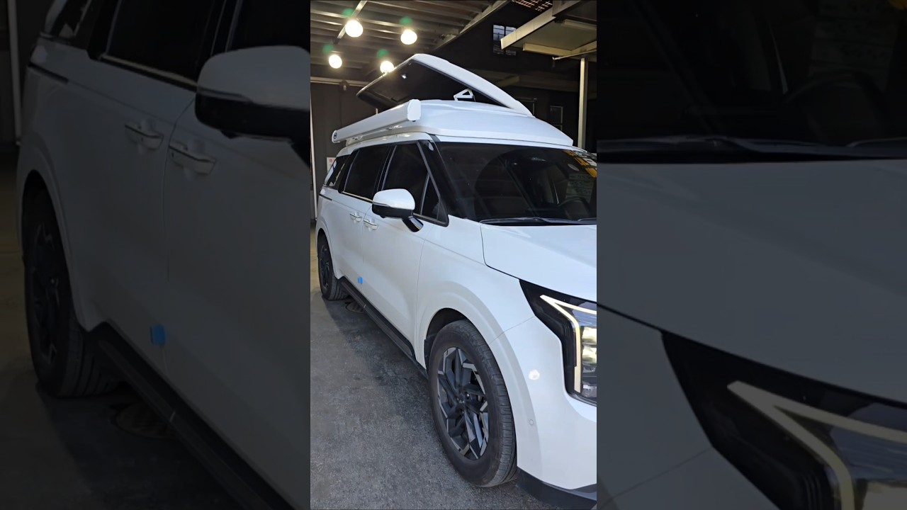 Carnival roof box, Aerodas, same-day installation, awning compatible, double door integrated type, FRP 830L body kit, side steps, bread light Carnival roof box, Aerodas, same-day installation, awning compatible, double door integrated type, FRP 830L body kit, side steps, bread light