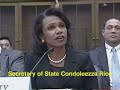 Condoleezza Rice: Liar, Secretary of State, War Criminal pt2