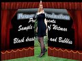 Wetlook - Wetmar Black sexy wet dress and loads of bubbles