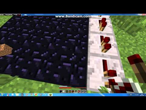 Как сделать бесконечную нефть в minecraft